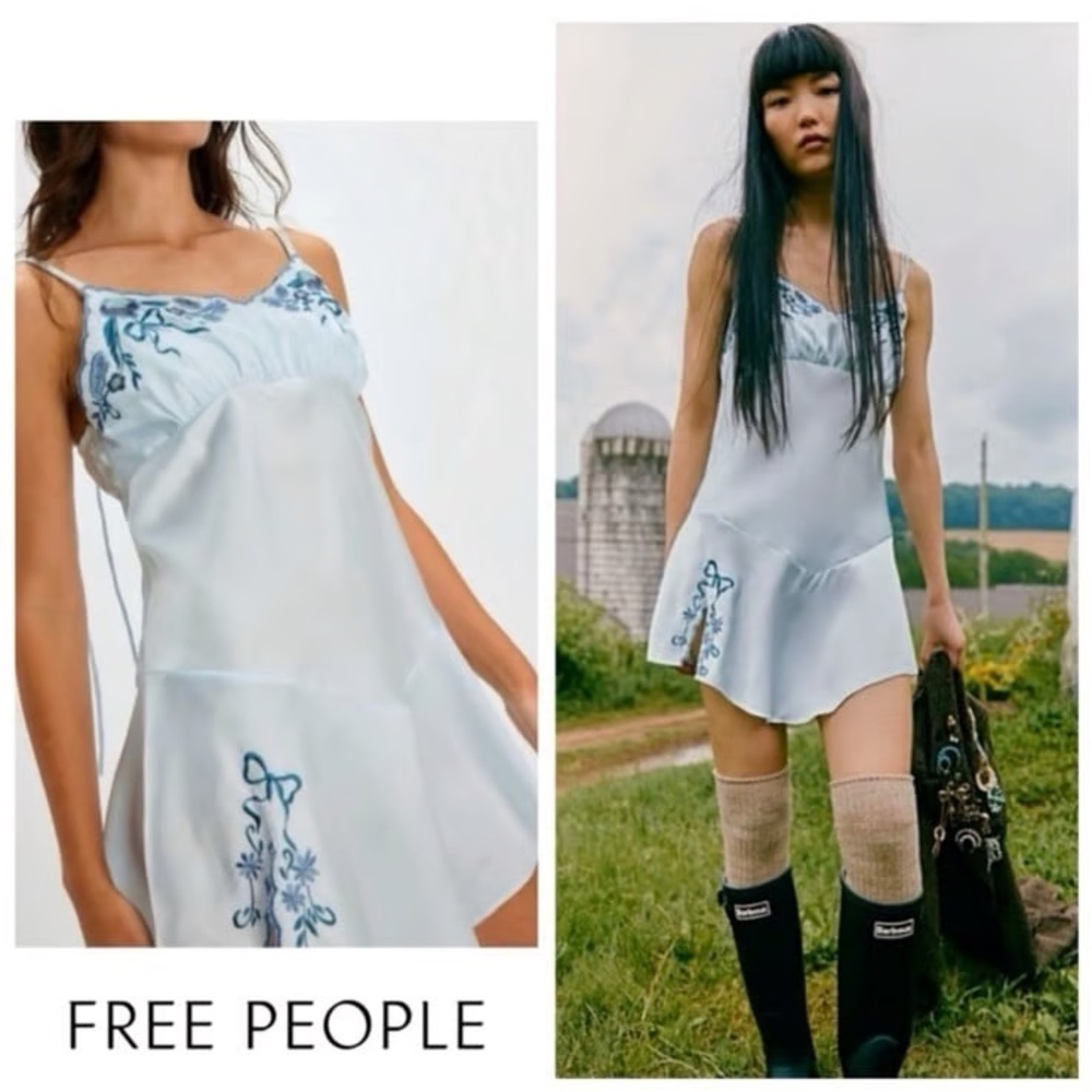 NWOT S Free People Morning Kiss Mini Slip nightgown